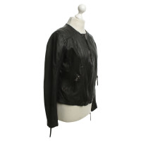 Oakwood Leather jacket with zippers