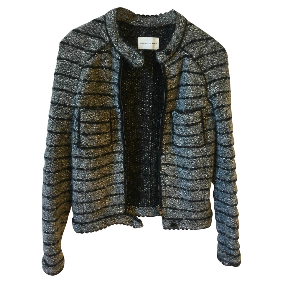 Isabel Marant Etoile Jacke/Mantel aus Wolle in Grau