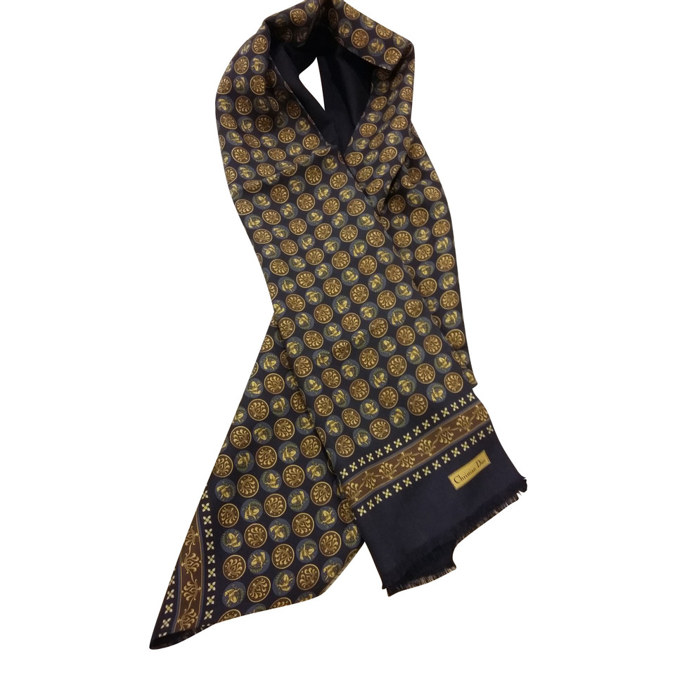 Christian Dior Silk / wool scarf