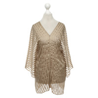 Max Mara Top Silk in Beige