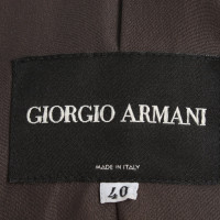 Giorgio Armani Blazer Wol in Bruin