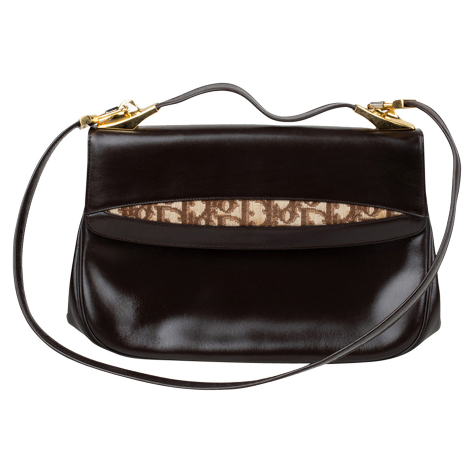 Christian Dior Shoulder bag Leather in Brown