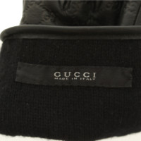 Gucci Guanti in Pelle in Nero