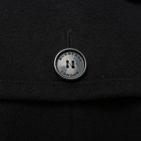 Burberry Jacke/Mantel aus Wolle in Schwarz