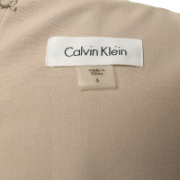 Calvin Klein Cremefarbenes Etuikeid