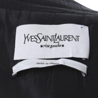 Yves Saint Laurent Jacke in Schwarz/Braun/Weiß
