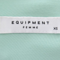 Equipment Zijden blouse in mintgroen
