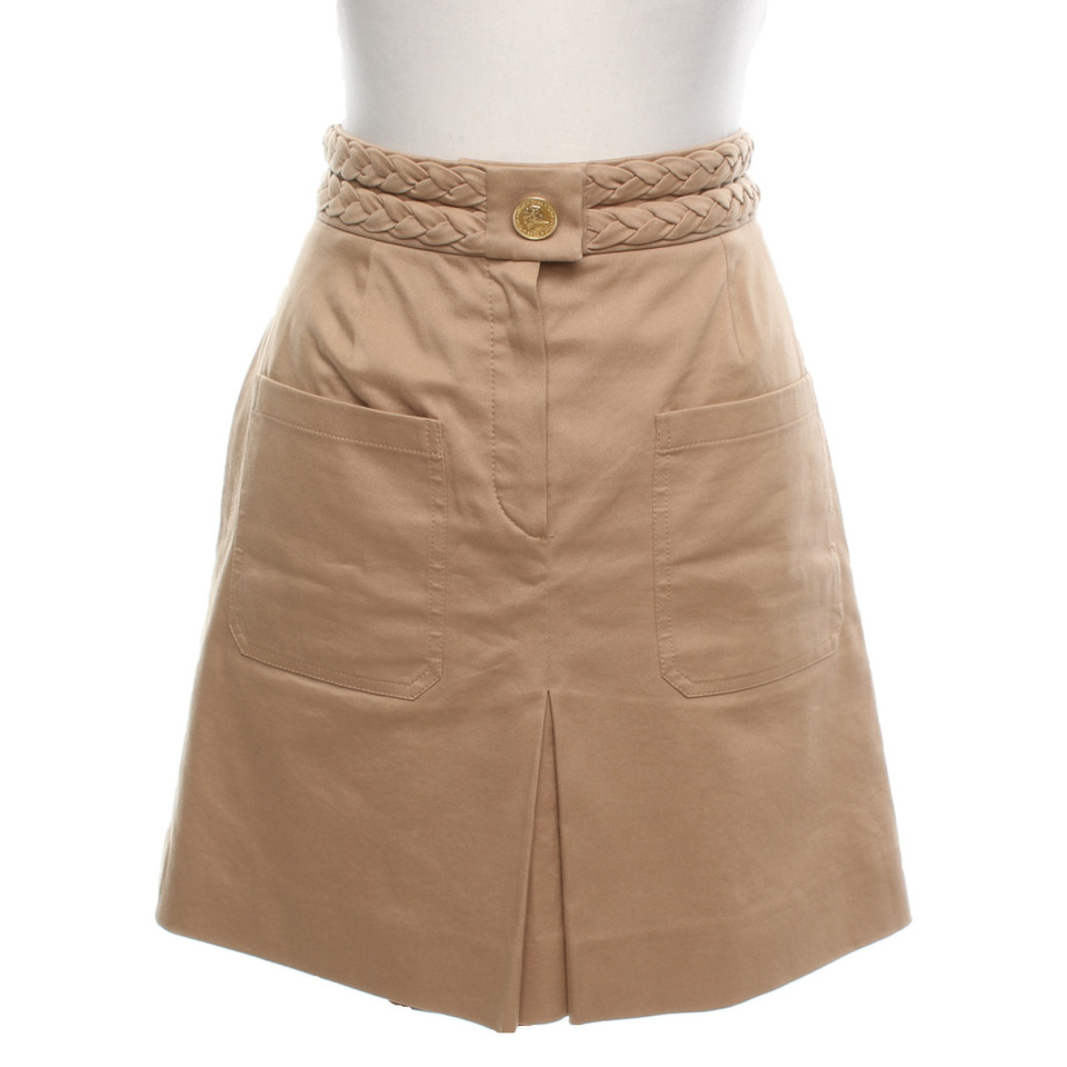 Chloé Skirt Cotton in Beige