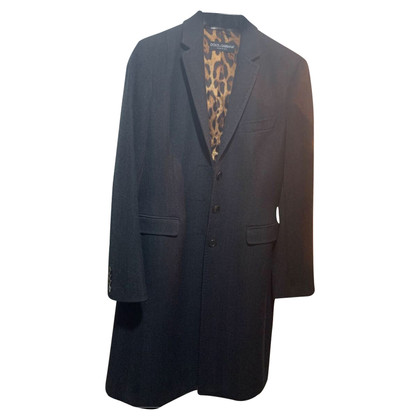 Dolce & Gabbana Jacket/Coat Wool in Grey