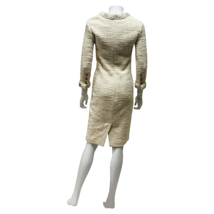 Chanel Kleid aus Baumwolle in Creme