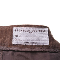 Brunello Cucinelli Hose aus Samt