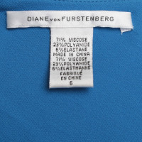 Diane Von Furstenberg Jurk in lichtblauw