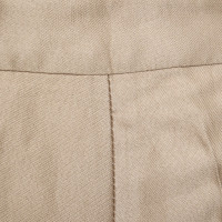 Alberta Ferretti Goudkleurige broek met zijde