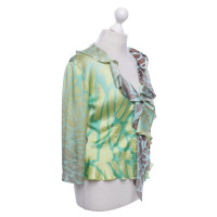 Roberto Cavalli Zijden blouse met patroon