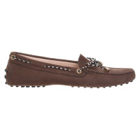 Tod's Chaussons/Ballerines en Daim en Marron