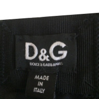 D&G jupe de soie avec des volants