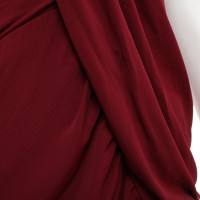 Donna Karan Form-fitting dress in claret