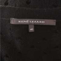 René Lezard Kasjmier trui in zwart