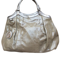 Gucci Sukey Bag Leather in Silvery