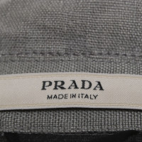Prada Sportieve korte jas gemaakt van linnen