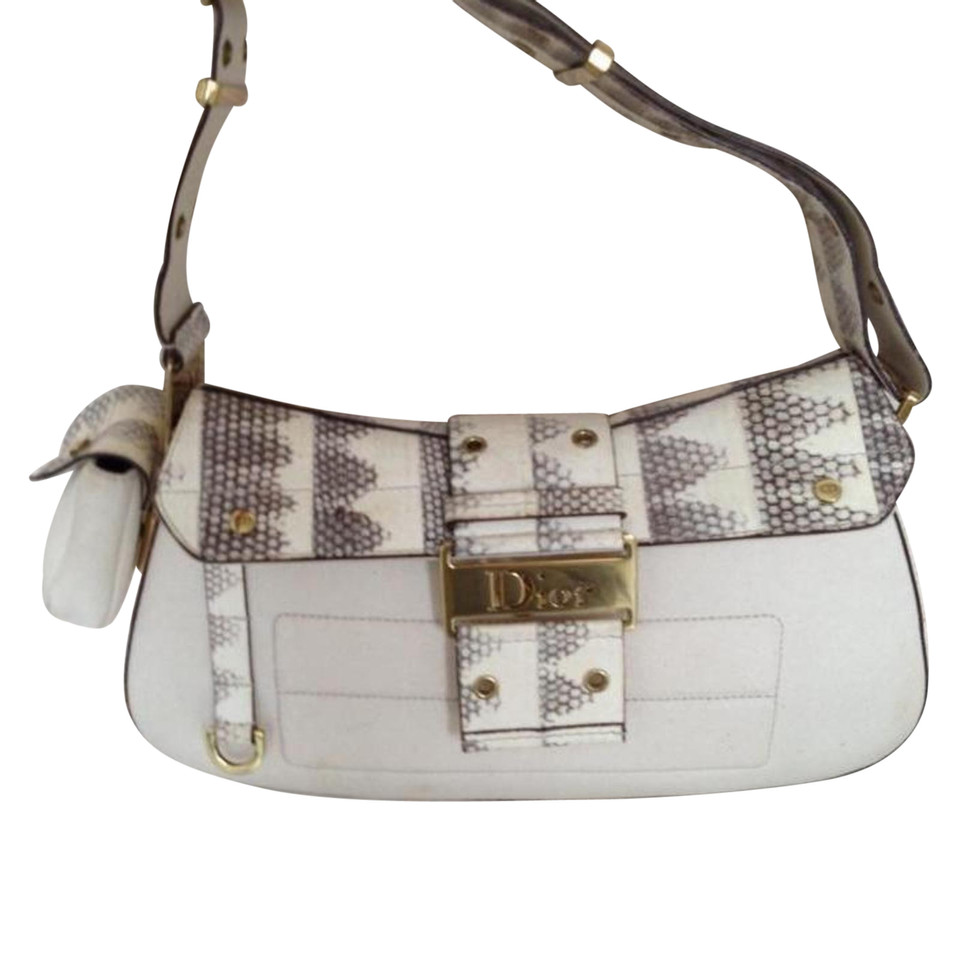Christian Dior Handtasche mit Reptilprint