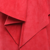 Laurèl Leren jurk in rood