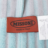 Missoni Gebreide muts in turquoise