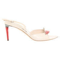 Yves Saint Laurent Sandals Leather in Nude