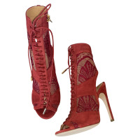 Zuhair Murad Sandals Leather in Red