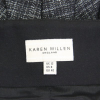 Karen Millen skirt with check pattern