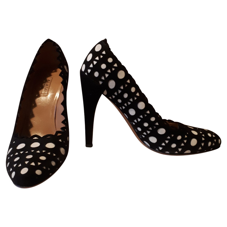 Alaïa Pumps/Peeptoes en Cuir en Noir