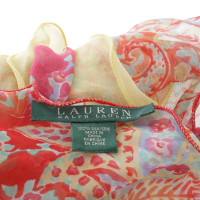 Ralph Lauren foulard de soie froncée