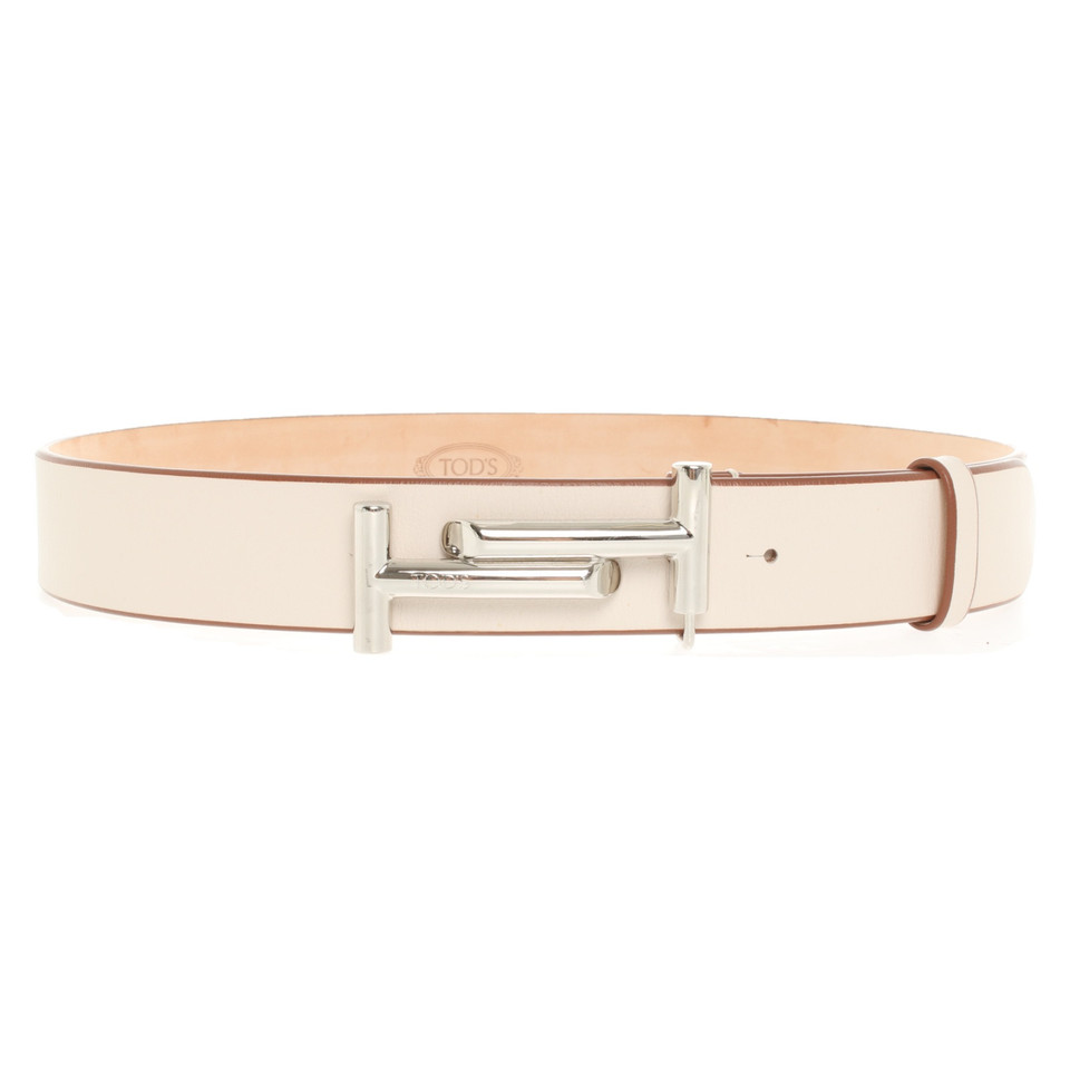 Tod's Belt Leather in Nude