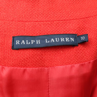 Ralph Lauren Linen Blazer in red