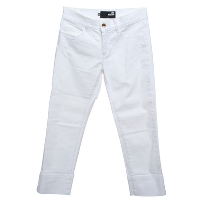 Moschino Love Jeans aus Baumwolle in Weiß