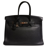 Hermès Birkin Bag 35 en Cuir en Noir