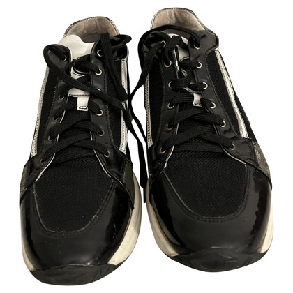 Alberto Guardiani Sneakers aus Leder in Schwarz