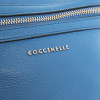 Coccinelle Rucksack aus Leder in Blau
