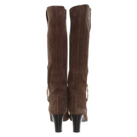 Sergio Rossi Boots Suede in Brown