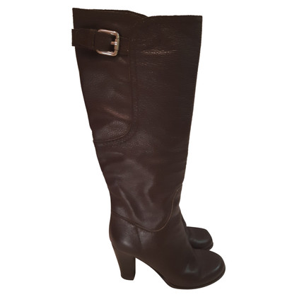Max Mara Boots Leather in Brown