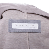 Fabiana Filippi Jersey blazer in grey