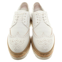 Hogan Scarpe stringate in Pelle in Crema