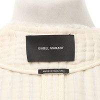 Isabel Marant Giacca/Cappotto in Cotone in Crema