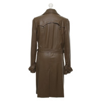 Hugo Boss Leather coat in brown