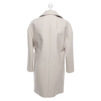 Balenciaga Jacke/Mantel aus Baumwolle in Beige