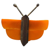 Marni Brosche in Orange