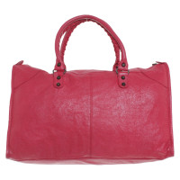 Balenciaga Work Bag in red
