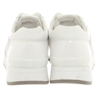 Michael Kors Sneaker in Pelle in Bianco