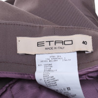 Etro Pantalon large en taupe