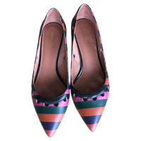Max & Co pumps with stripe pattern